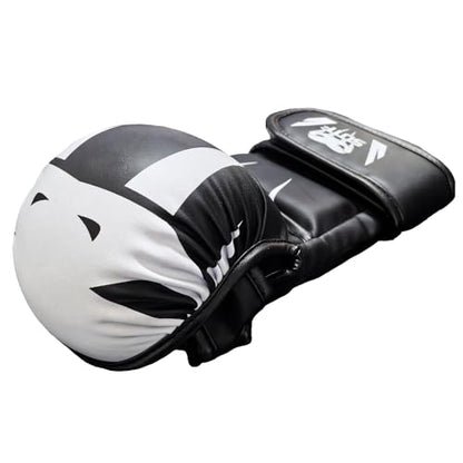 YWChenzy Fighting MMA Sparring Gloves Open Palm Martial Arts Boxing Punching Bag Training Gloves - color: sst12