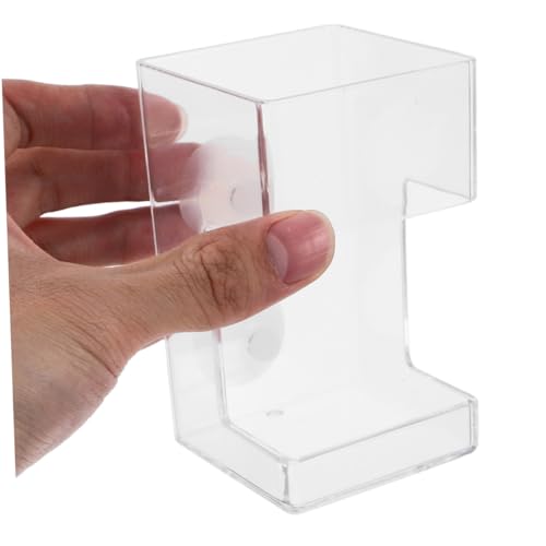 PRETYZOOM Aquarium Fish Feeder Feeding Tube with Suction Cup, Large Square Non-Floating Sinkable Fish Tank Accessory for Betta and Shrimp Feeding