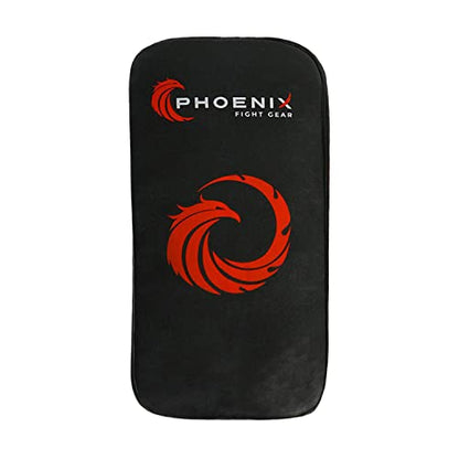Impact X-Large Curved Thai Pads for Training, Black, Muay Thai, Mixed Martial Arts, Kickboxing, MMA, Boxing, Karate, Taekwondo, Punching, Kicking Strike Shield Pad (Pair)