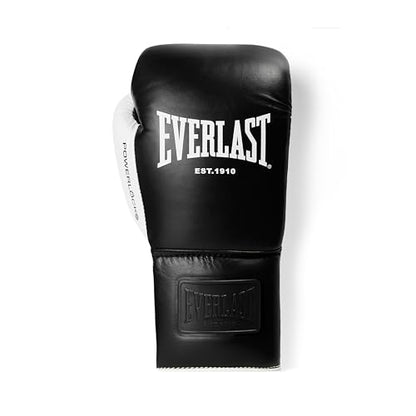 Everlast Powerlock OG Pro Boxing Gloves - color: Black/White, size: 10oz