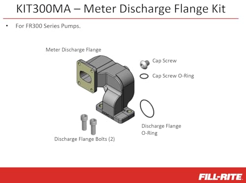 Fill-Rite KIT300MA Meter Discharge Flange Kit for FR300 Series Pumps - style: 300 Meter Flange