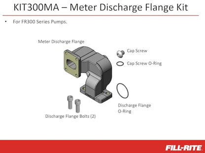 Fill-Rite KIT300MA Meter Discharge Flange Kit for FR300 Series Pumps - style: 300 Meter Flange