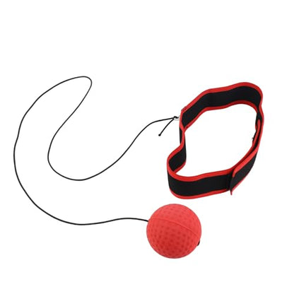 Boxing Punch Ball, Reflex Speed Training Equipment with Adjustable Headband and Elastic String, for Boxing, MMA, Fitness Exercise in Room, Garden, Park - size: E305-H01
