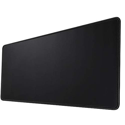 Gaming Mouse Mat/Mouse Pad 23.6x11.8x0.12Inch | XXL Mouse pad | Table mat/Large Size | Improved Precision and Speed | Rubber Base for Stable Grip on Smooth Surfaces Non-Slip (60x30Black004)