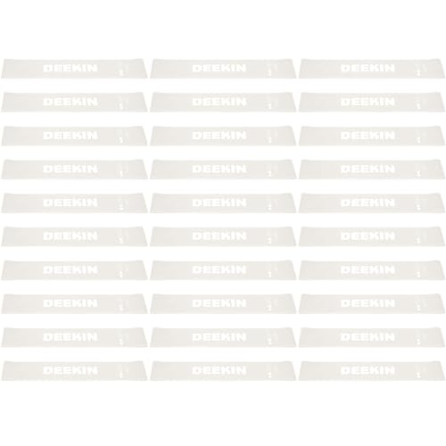 DEEKIN 30 Pcs Resistance Exercise Bands Bulk - color: Light Beige, style: 15-20 Lbs