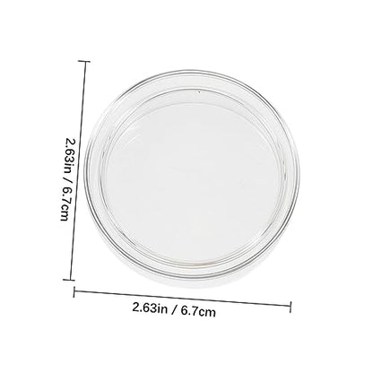 6pcs Petri Dishes Lids Transfer Pipettes Specimen Container for Science Lab