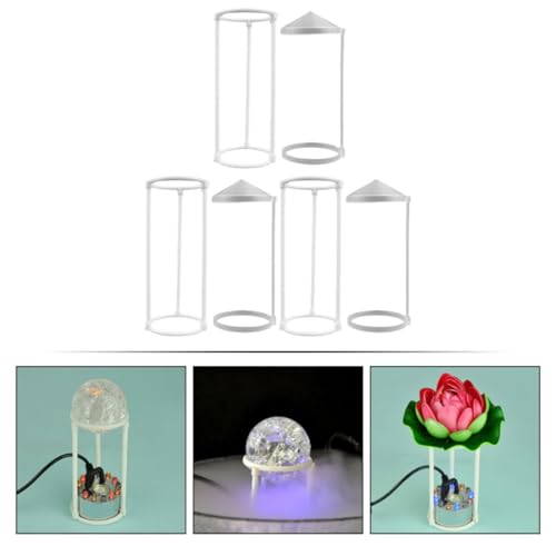 Uonlytech 6pcs Portable Plastic Humidifier Splash Guard for Rockery and Mist Maker, Replacement Water Splash Barrier for Fish Tanks, Fountains, and Pond Humidifiers