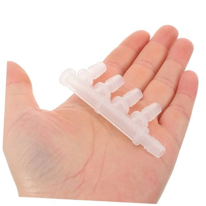 Levemolo 8pcs Aquarium Hose Barb Fittings Water Reducer Connector for Fish Tank Filtration System and Soft Plastic Adapter Compact Design for Easy Installation