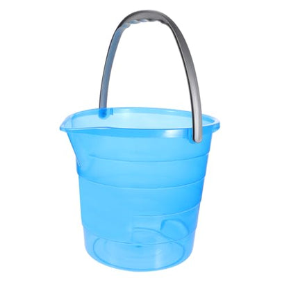 Portable Wash Bucket Handle Plastic Beach Bucket for Fishing Laundry Dorm
