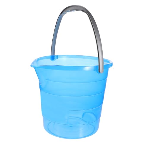 Portable Wash Bucket Handle Plastic Beach Bucket for Fishing Laundry Dorm