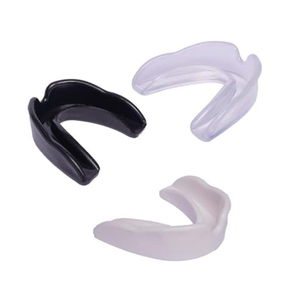 6-Pack Sports Mouthguard with Case Kids Youth Boil Bite Slim Fit Soft Girls Boys Football Lacrosse Basketball Boxing Soccer Taekwondo MMA Size Adult Age Above 11.
