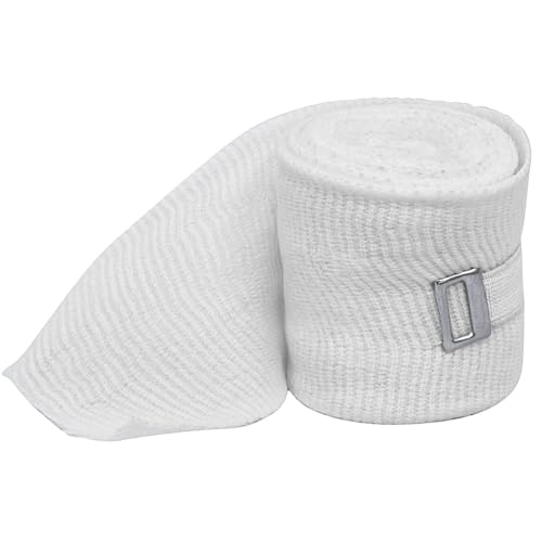 Meister Elastic Gauze Hand Wraps for Boxing & MMA - Mexican Style - White - 10 Pack - color: White, size: 10 Pack