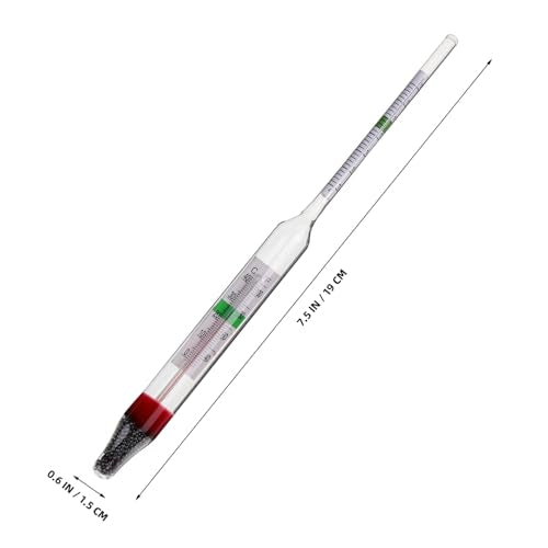 MAGICLULU 1set Aquarium Hydrometer Testing Tool Accurate Densitometer for Fish Tank with Measuring Cylinder Essential for Seawater Monitoring