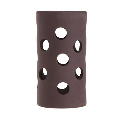 Ceramic Aquarium Decoration Tube Cave with Holes Safe Ornament Fish for Landscape Accessories Betta Fish Hideo