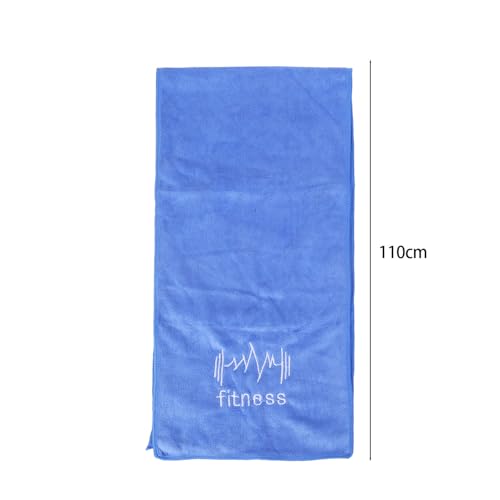 Multifunctional Fitness Towel for Sports Super Soft Quick-Drying Microfiber Towels Swimming Gym Equipment Sweat Pad (Royal Blue) - color: Royal Blue