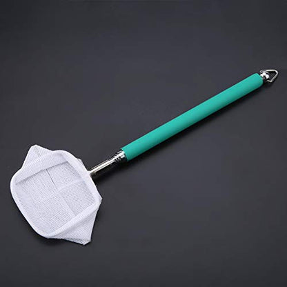 Fishing Landing Net Telescopic Aquarium Fish Shrimp Net Extendable Portable Dip Fishingnet with Stainless Steel Handle 20 to 56.5cm