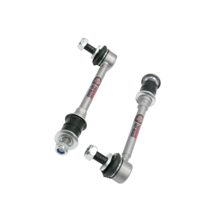 Freedom Off-Road Extended Front Zinc-Nickel Sway Bar End Links for 2-4" Lift fits 96-02 4Runner, 05-15 Tacoma 2WD Only