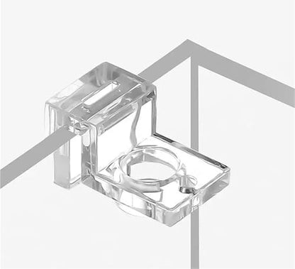 Aquarium lid Clips 8Pcs Fish Tank Acrylic Clips for 5.5mm~15mm Wall Thickness Aquarium Lid Cover Support Holder Bracket Clamp Stand Supplies(15mm) - color: 15mm