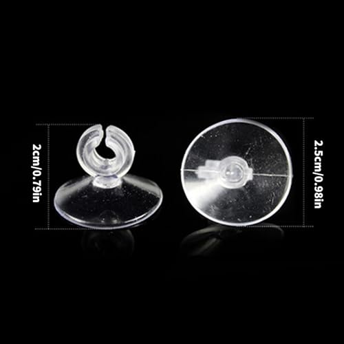 Pack Of 5 Strong PVC Suction Cups Aquarium Clamps For Aquarium Oxygen Tube And Heaters Cable Secure Fixing In Fish Tanks