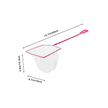 5pcs Portable Fishing Net Convenient Fish Catching Tool for Aquarium Small Fine Mesh Design for Gentle Handling of Fish Tank Supplies