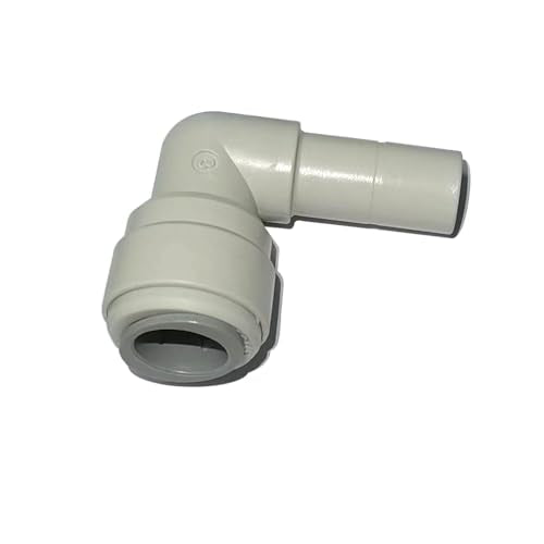 1/2" o.d. to 1/2" Stem Tube Fittings,Elbow Stem Connector, Push to connect for RO water filter system parts (pack of 5) - style: Elbow Stem Connector 1/2"