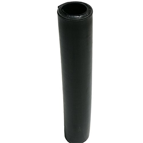 Rubber-Cal Neoprene - Commercial Grade - 45A - Soft Rubber Sheet Rolls - 1/8" Thick x 3ft Width x 24ft Length - size: 3ft x 24ft