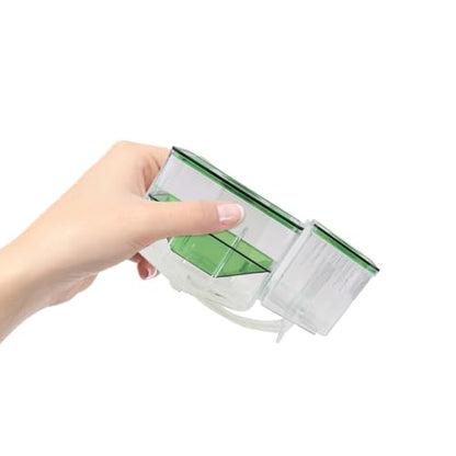 DOITOOL Pneumatic Hatching Box Aquarium Isolation Tank for Fish Fry Nursery Transparent Fish Tank Fry Box with Self-Guided Circulation for Home Aquatic Pets