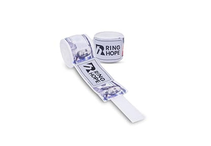 RingHope 180-Inch Boxing Hand Wraps – Money Dollar Print – Wrist & Knuckle Support for Boxing, MMA, Muay Thai & Kickboxing – Breathable Semi-Elastic Wraps
