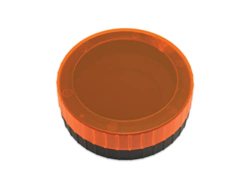 Mack’s Lure Pip's™ Box & Leader Caddy - color: Hot Orange, size: 4 1/2"
