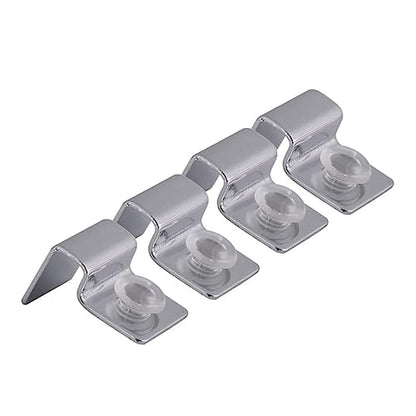 DOITOOL 3sets Fish Tank Glass Cover Clips Aquarium Acrylic Clips Aquarium Accessories 4pcs*3