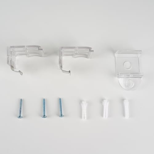 Cordless Cellular Shades Accessories Mounting Brackets Window Shades Replacement Fittings Window Treatment Repair Kit (1.5inch Diameter)