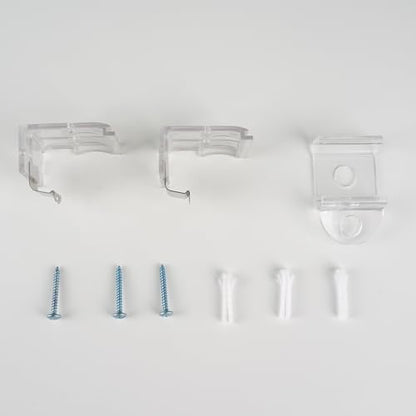 Cordless Cellular Shades Accessories Mounting Brackets Window Shades Replacement Fittings Window Treatment Repair Kit (1.5inch Diameter)