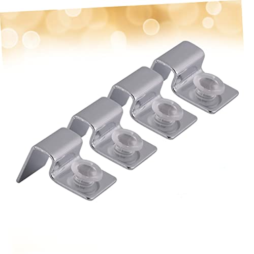 4Pcs Stainless Steel Fish Tank Glass Cover Clips Support Holders for Thick Glass Durable Aquarium Accessories
