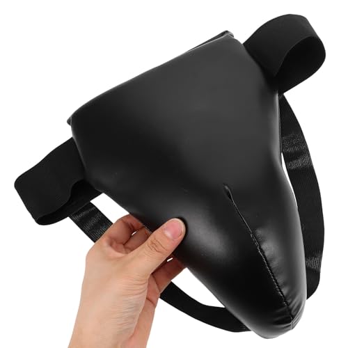 Angoily Professional Groin Protector for Boxing and Martial Arts Comfortable Crotch Fighting Guard Integrated Wear-Resistant Taekwondo Groin Protector for Boys