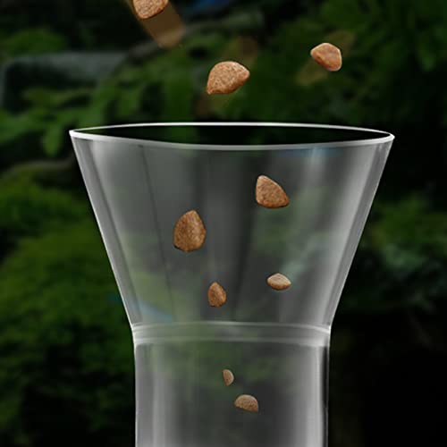 250mm Glass Aquarium Shrimp Feeding Tube Aquarium Clear Fish Food Feeder Tube for Fish Tank with 2pcs Suction Cups