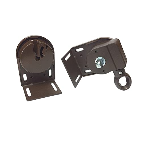 Replacement Mounting Brackets Kit for Coolaroo Exterior Cordless Roller Shades Outdoor Blinds(Brown)