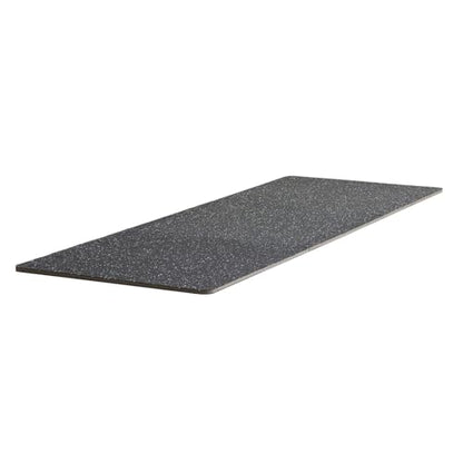VEVOR 0.56In 100sq.ft 25 Tiles Gym Flooring for Home Gym, Rubber Top with High Density EVA Foam, 25" x 25" Gym Floor Exercise Equipment Mats, Interlocking Gym Mats, Puzzle Workout Mats, Black & White | Rubber Top with High Density EVA Foam, 25 x 25in Floo