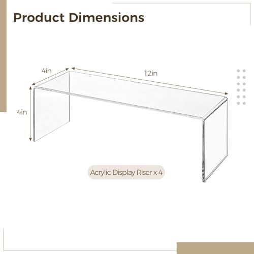 Homaisson Acrylic Display Risers (4)