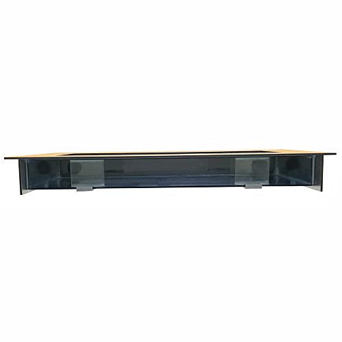 AA-Skyline-BGOLD 2.0 Wall Mounted Aquarium Brushed Gold