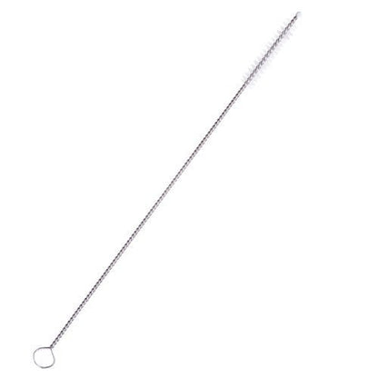 Honbay Straw Cleaner Brushes, Nylon bristles Stainless Steel Handle, Nylon Skinny Pipe Tube Cleaner - 20 Piece Value Pack - 6 mm bristles x 7"" 175mm Long (Pack of 2) - size: One Size (Pack of 2)