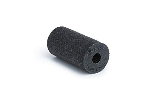 BLACKROLL - Micro Foam Roller, Small Deep Tissue Massage Tool for Feet, Hands, and Arms, Use for Travel, Exercise and Muscle Recovery and Plantar Fasciitis Relief, 6cm (2.3") x 3cm (1.2") - color: Black
