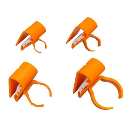 Adjustable Plastic Clamp Clip on Fastener for Aquarium Lights Tube Office Cables Bathroom Light Organization