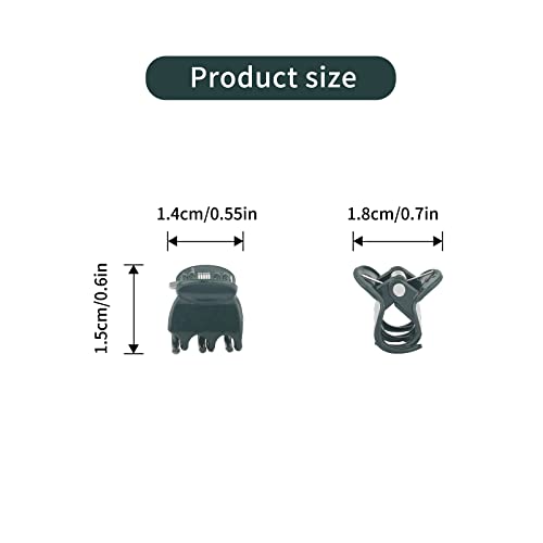 KINGLAKE Orchid & Plant Support Clips - 100 Pcs Dark Green Garden Cymbidium Clips to Keep Stems & Vines Upright