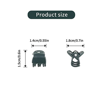 KINGLAKE Orchid & Plant Support Clips - 100 Pcs Dark Green Garden Cymbidium Clips to Keep Stems & Vines Upright