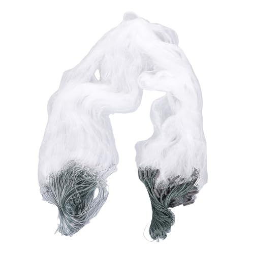50m/1.5m 3 Layers Nylon Saltwater Fishing Hand Throw Bait Trap Net Gill Spin Outdoor Thread Tool with Accessories(3 Finger) - color: 3 Finger