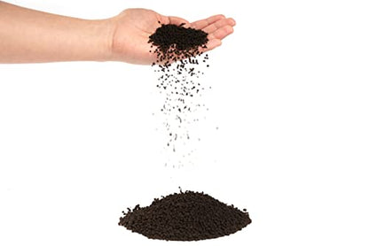 THRIVA Natural Soil Substrate for Natural Planted Aquarium, Plant or Shrimp Stratum, Clay Gravel and Stable Porous Substrate for Freshwater Aquarium, Rainforest Black 5L(10lbs),Small Size - size: S-1mm-5L