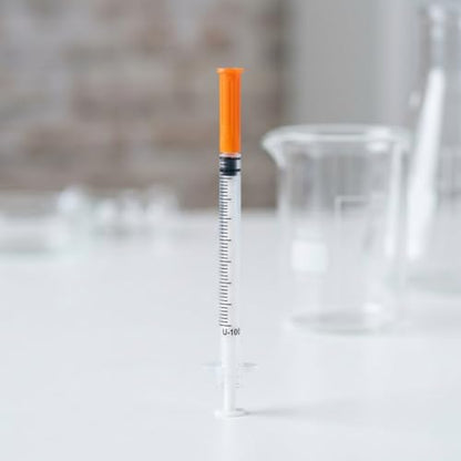 Pack of 40 1ml 30G x 5/16 Inch (0.3mm x 8mm) , U-100 Lab Tools, Individual Wrapped - color: 40PCS-30G5/16