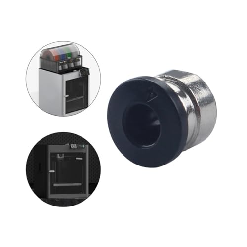 3D Printer Ptfe Tube Connector 3D Filament Tube Connector 4mm Tube Connector Filament Connector Ptfe Tube Connectors for Bambu A1 Bowden Tube Connector, Inlet Pneumatic Fitting for X1/P1P/P1S-6Pcs 4mm