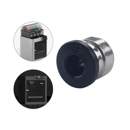 3D Printer Ptfe Tube Connector 3D Filament Tube Connector 4mm Tube Connector Filament Connector Ptfe Tube Connectors for Bambu A1 Bowden Tube Connector, Inlet Pneumatic Fitting for X1/P1P/P1S-6Pcs 4mm