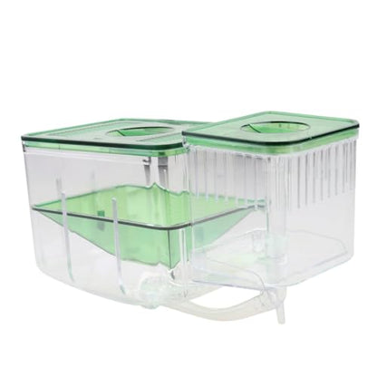 ULTECHNOVO Self-Guided Fish Hatching Box Isolated Breeding Tank for Aquariums Transparent Young Fish Eggs